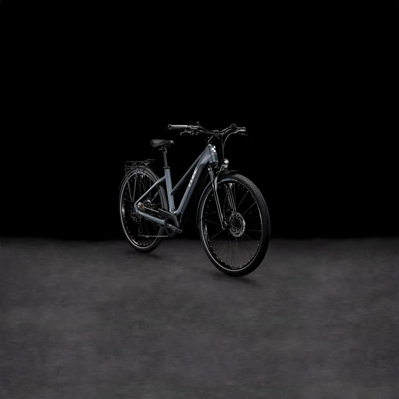 Cube Touring Hybrid One 625 Electric Bike in Grey-6
